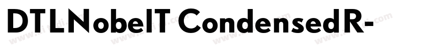 DTLNobelT CondensedR字体转换